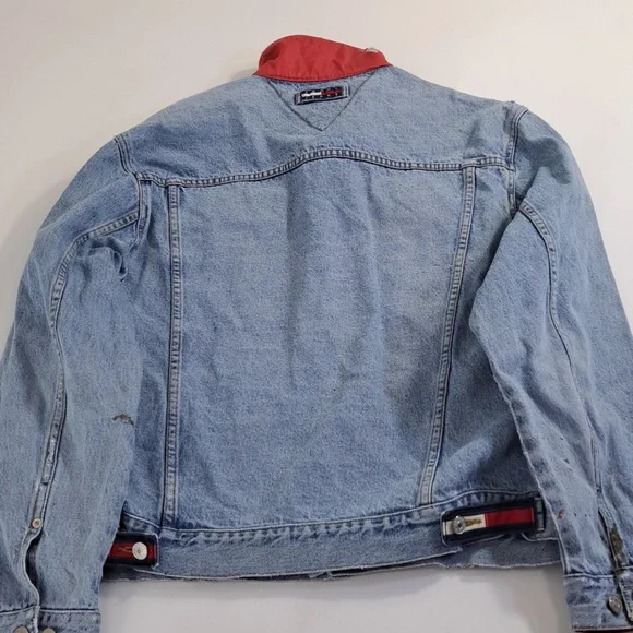 Destroyed Tommy Jean Jacket Size XL - Picture 13 of 17